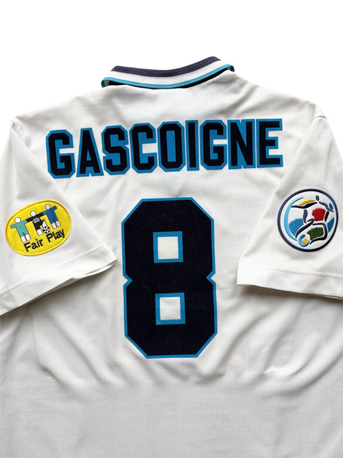 1995/97 England Home Shirt Gascoigne 8 - (XL)