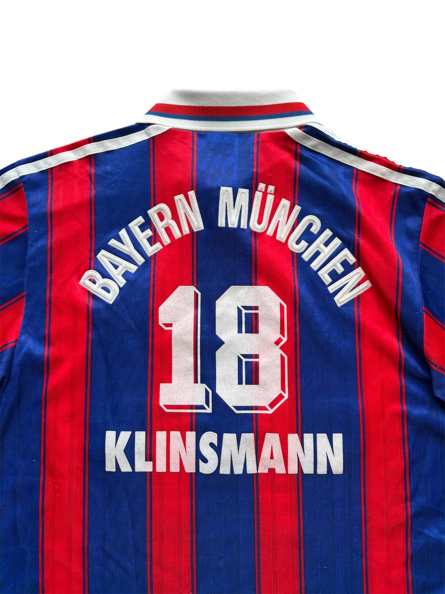 1995/97 Bayern Munich Home Shirt Klinsmann 18 - (S) – Iconic Kits