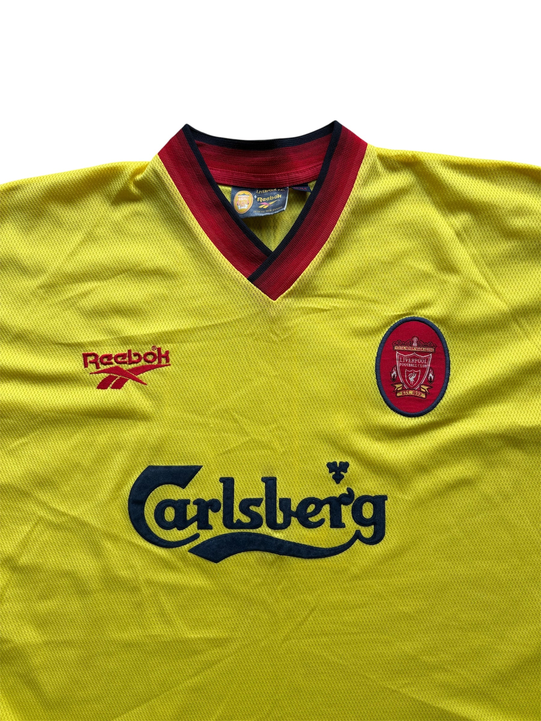 1997/99 Liverpool Away Shirt Owen 10 - (L) – Iconic Kits