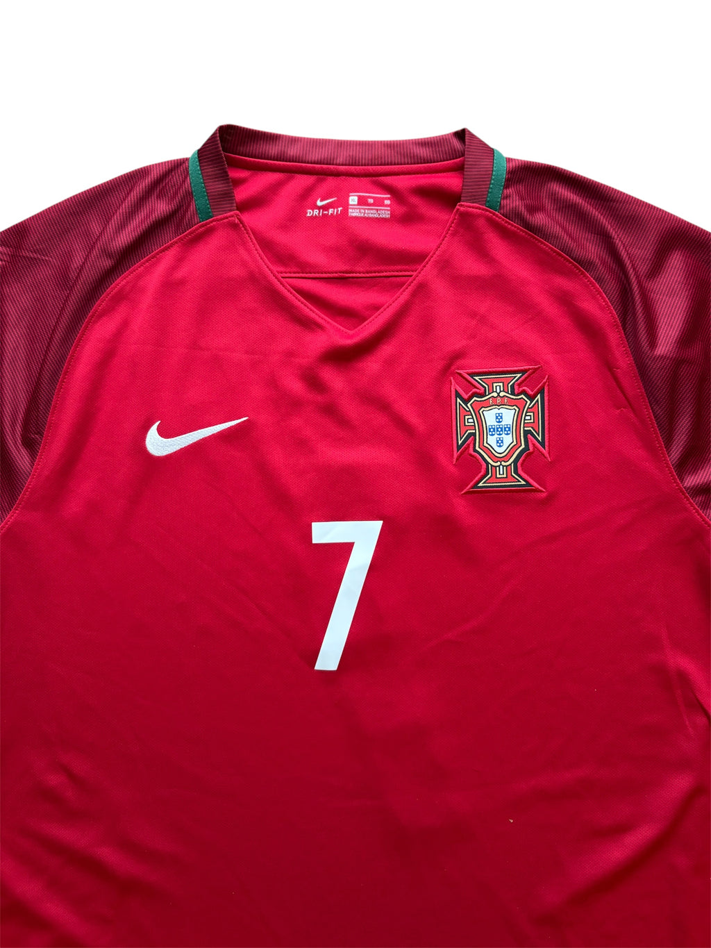 2016/17 Portugal Home Shirt Ronaldo 7 - (XL)