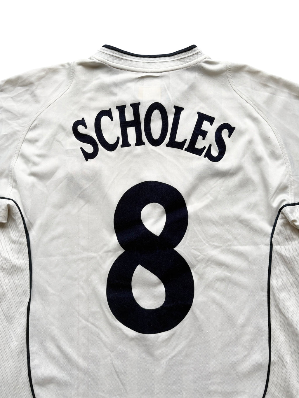 2001/03 England Home Shirt Scholes 8 - (M)
