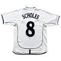2001/03 England Home Shirt Scholes 8 - (M)