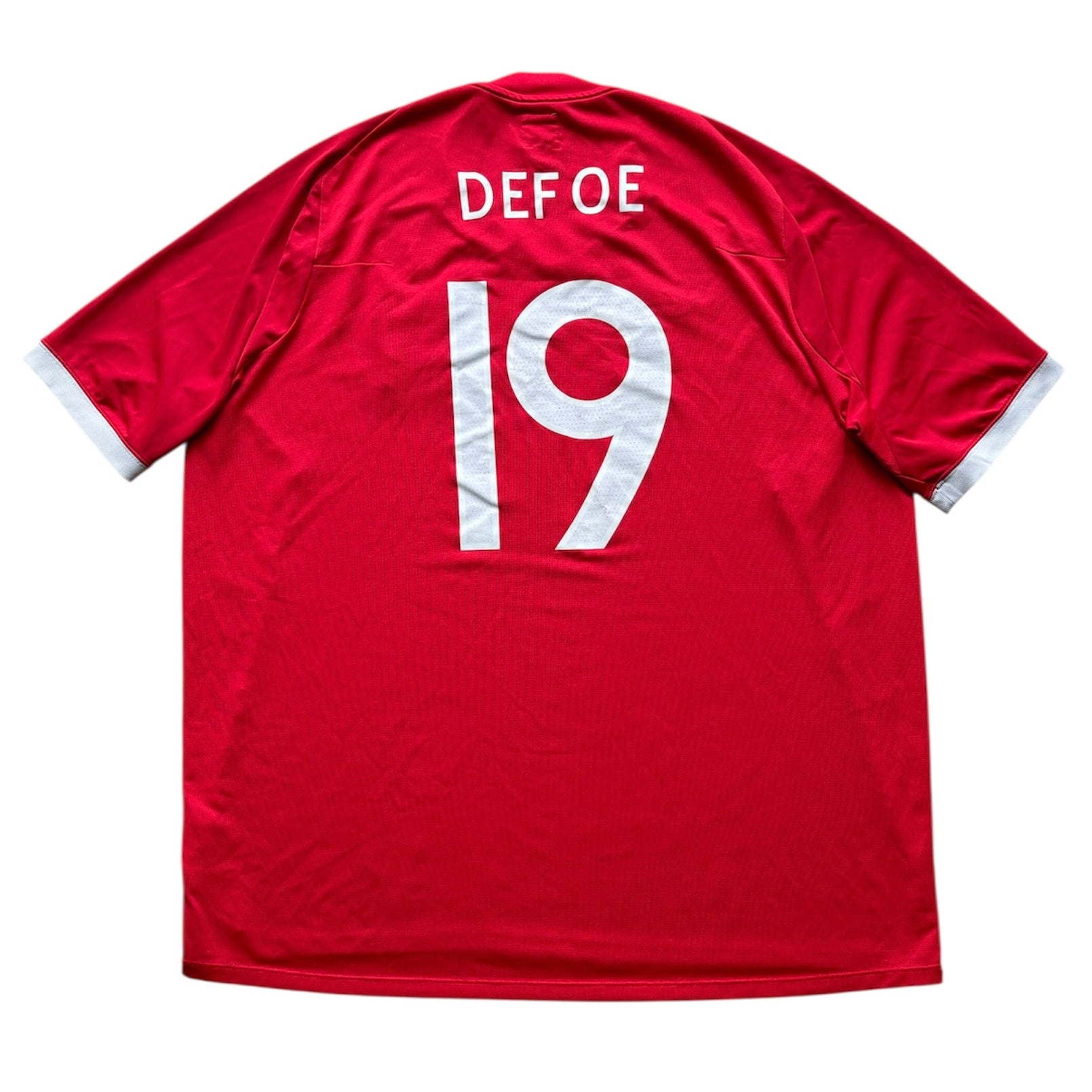 2010/11 England Away Shirt Defoe 19 - (XL)