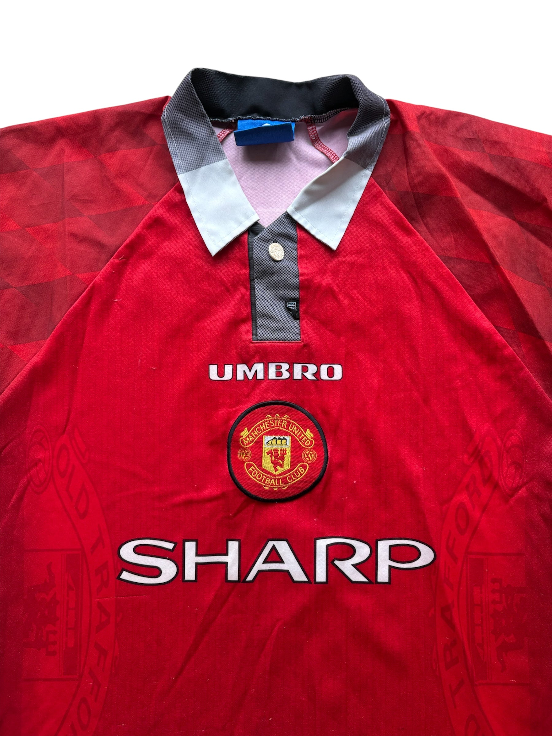 1996/97 Manchester United Home Shirt Cantona 7 - (M)