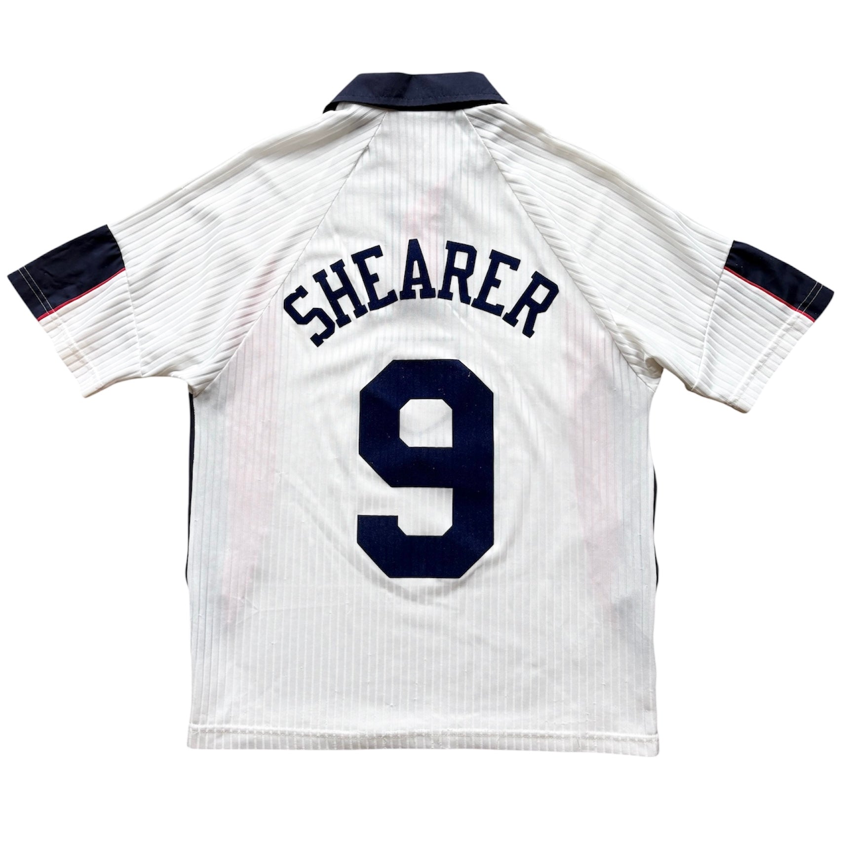 1997/99 England Home Shirt Shearer 9 - (Y)