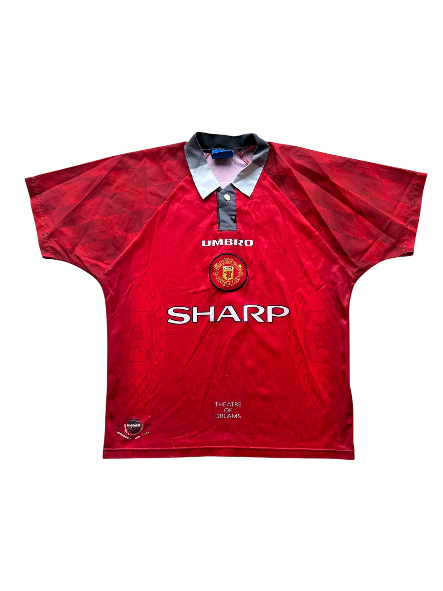 1996/97 Manchester United Home Shirt Cantona 7 - (M)