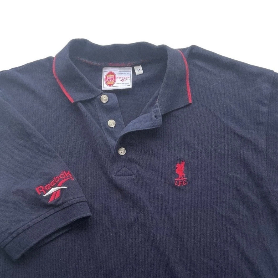 1996/98 Liverpool Training Polo Shirt - (M)