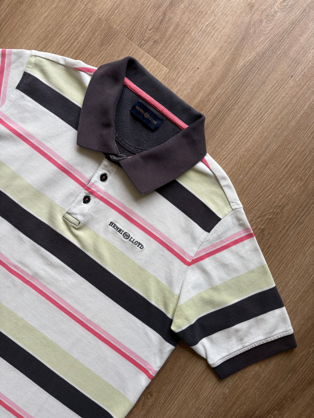 Vintage Henri Lloyd Multicoloured Polo Shirt (M)