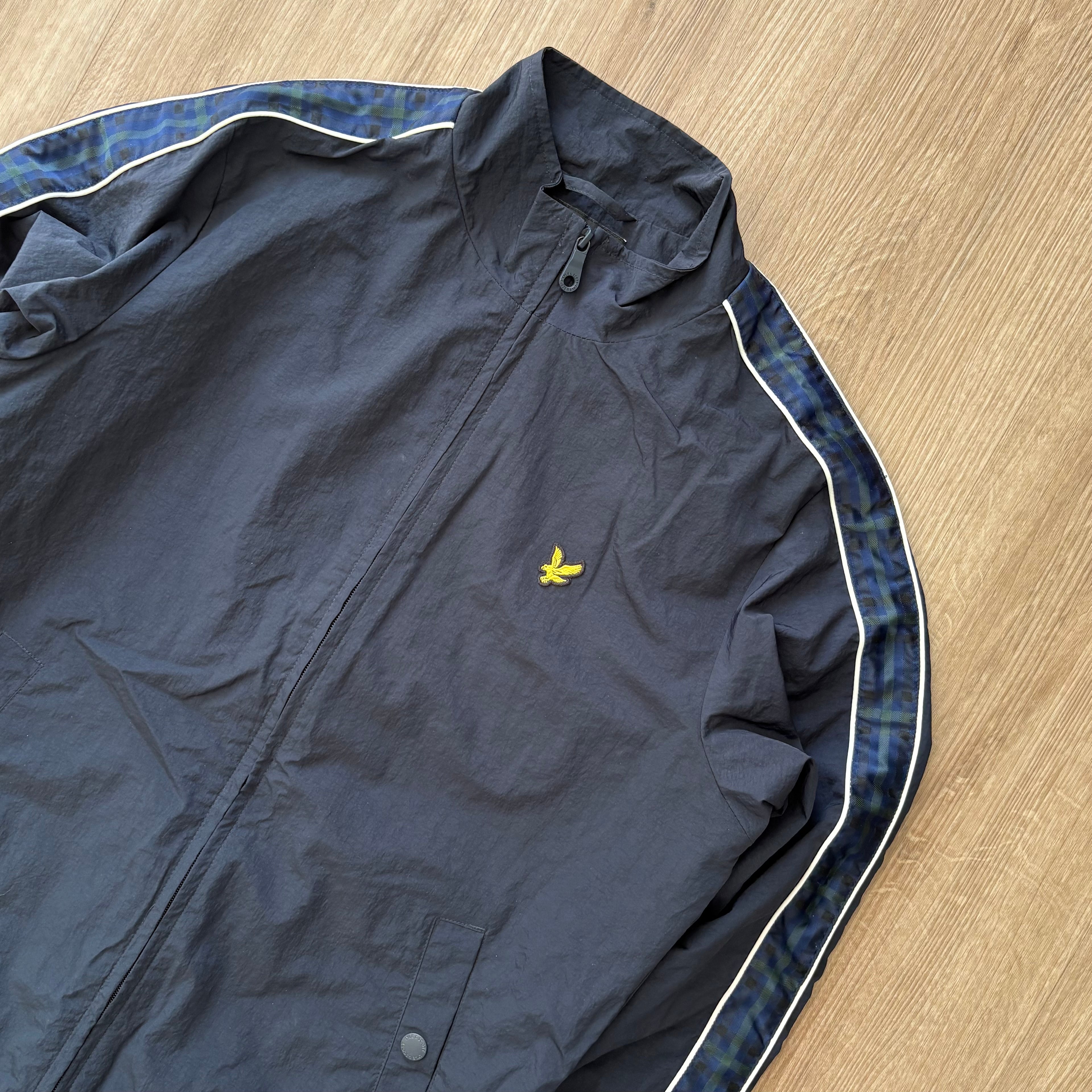Vintage Lyle & Scott Lightweight Navy Jacket (M)