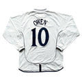 2001/03 England L/S Home Shirt Owen 10 - (M)