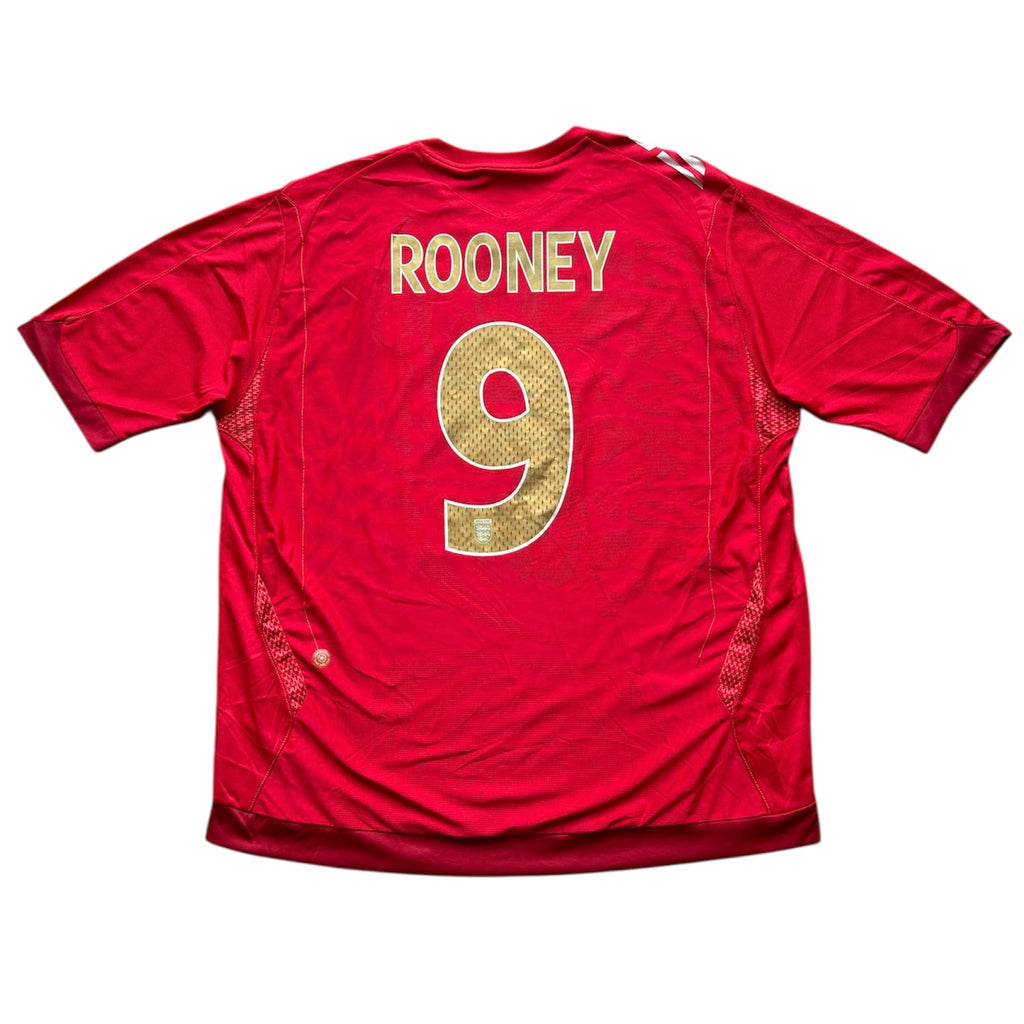 2006/08 England Away Shirt Rooney 9 - (XXL)
