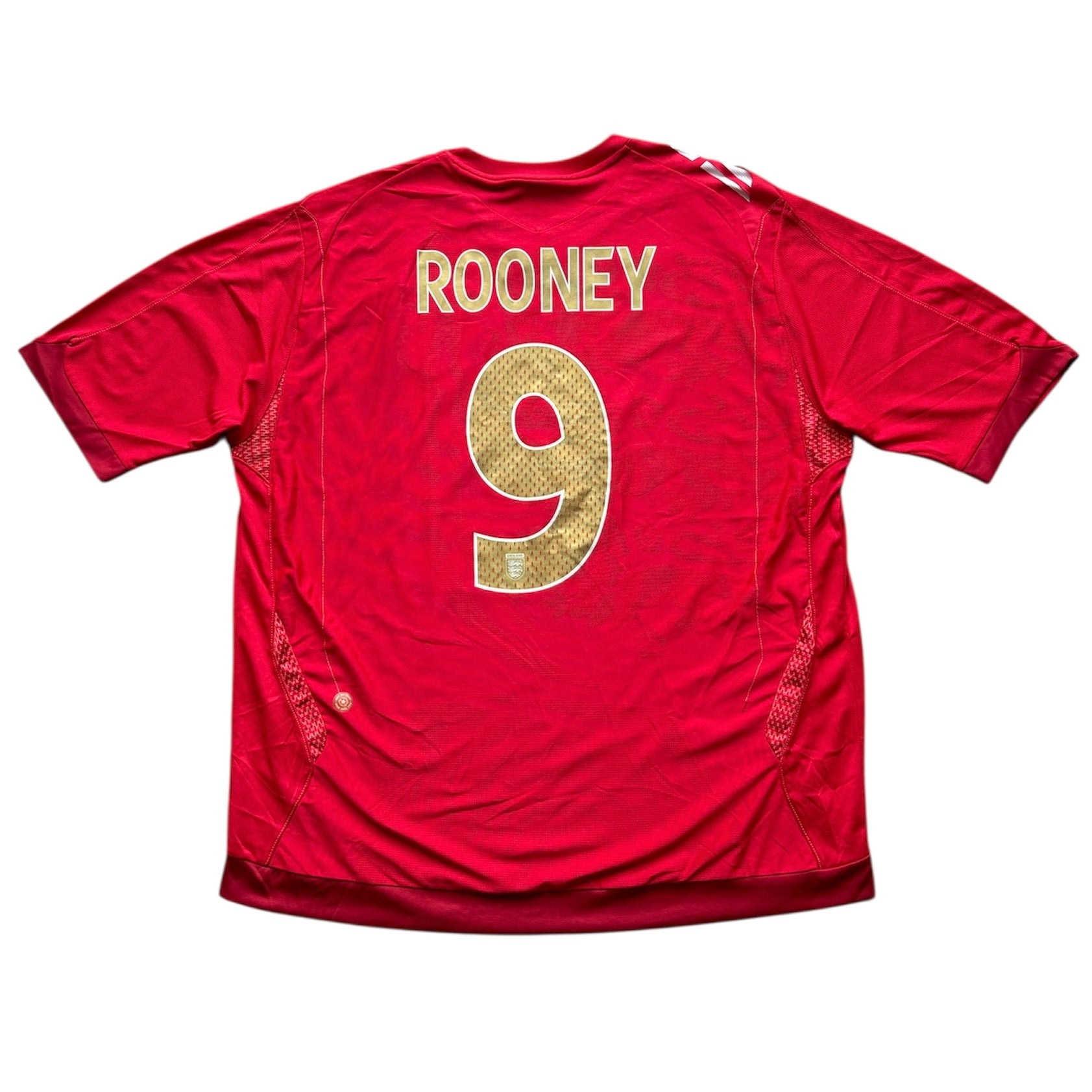 2006/08 England Away Shirt Rooney 9 - (XXL)
