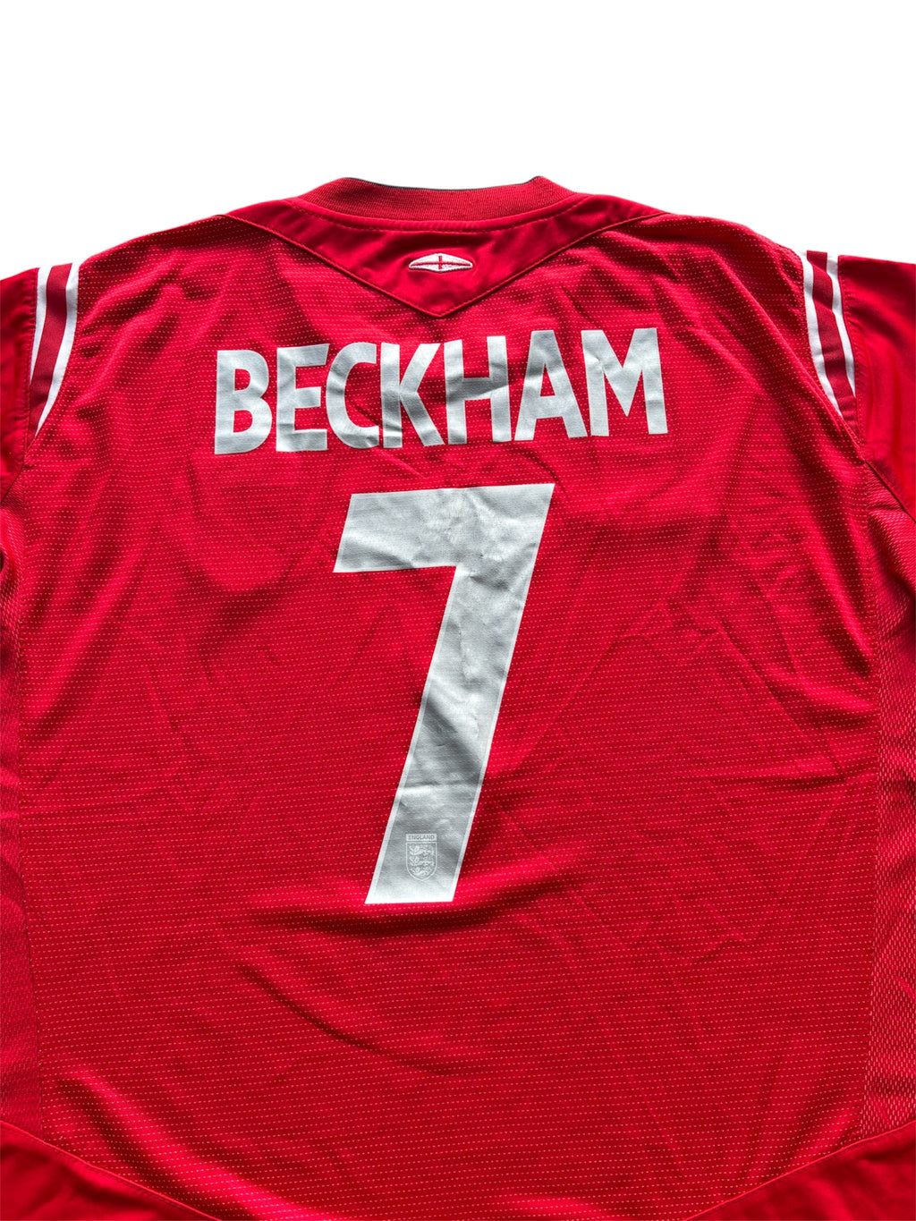 2004/06 England Away Shirt Beckham 7 - (XL)