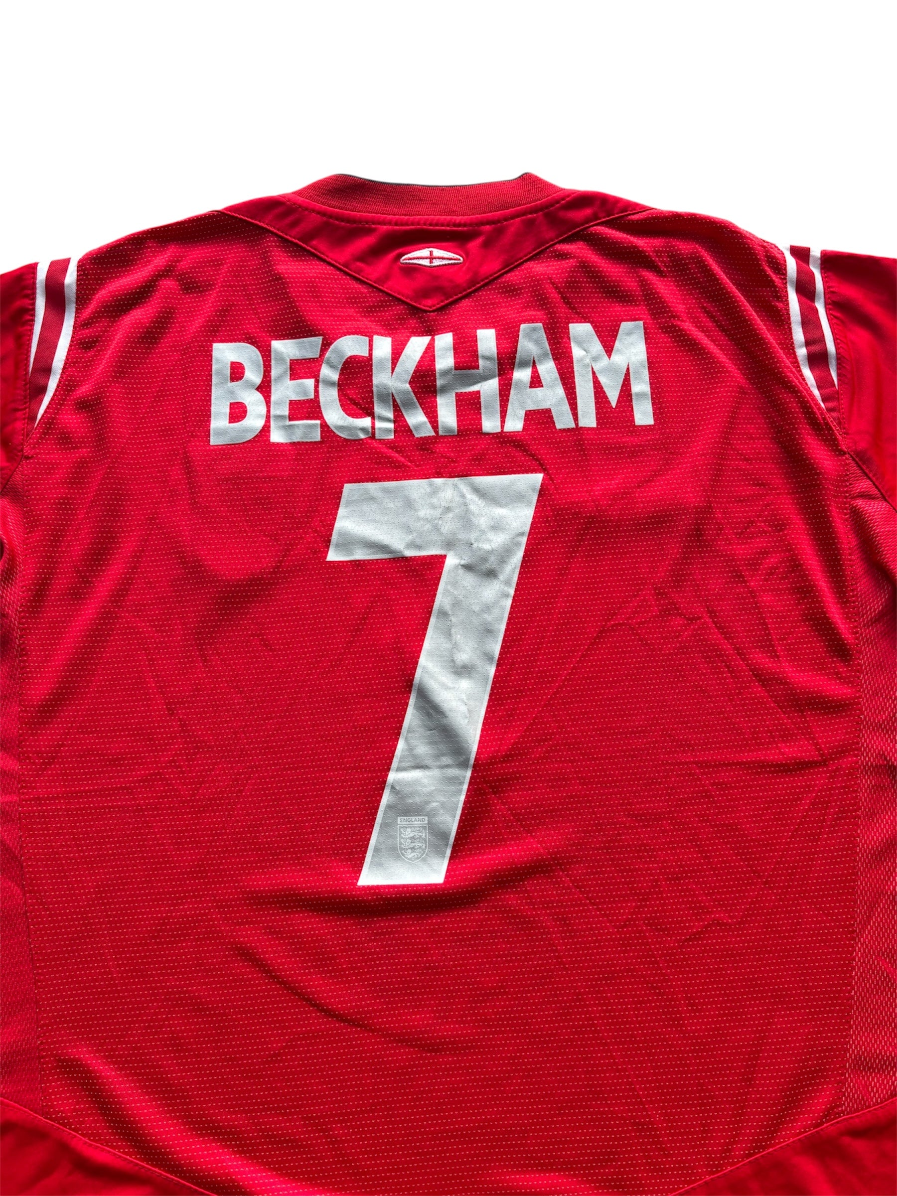 2004/06 England Away Shirt Beckham 7 - (XL)