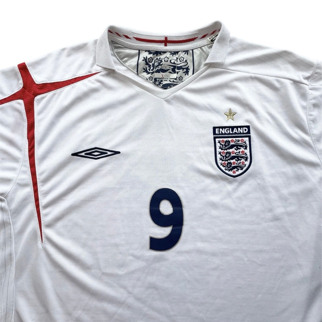 2005/07 England Home Shirt Rooney 9 - (XXL)