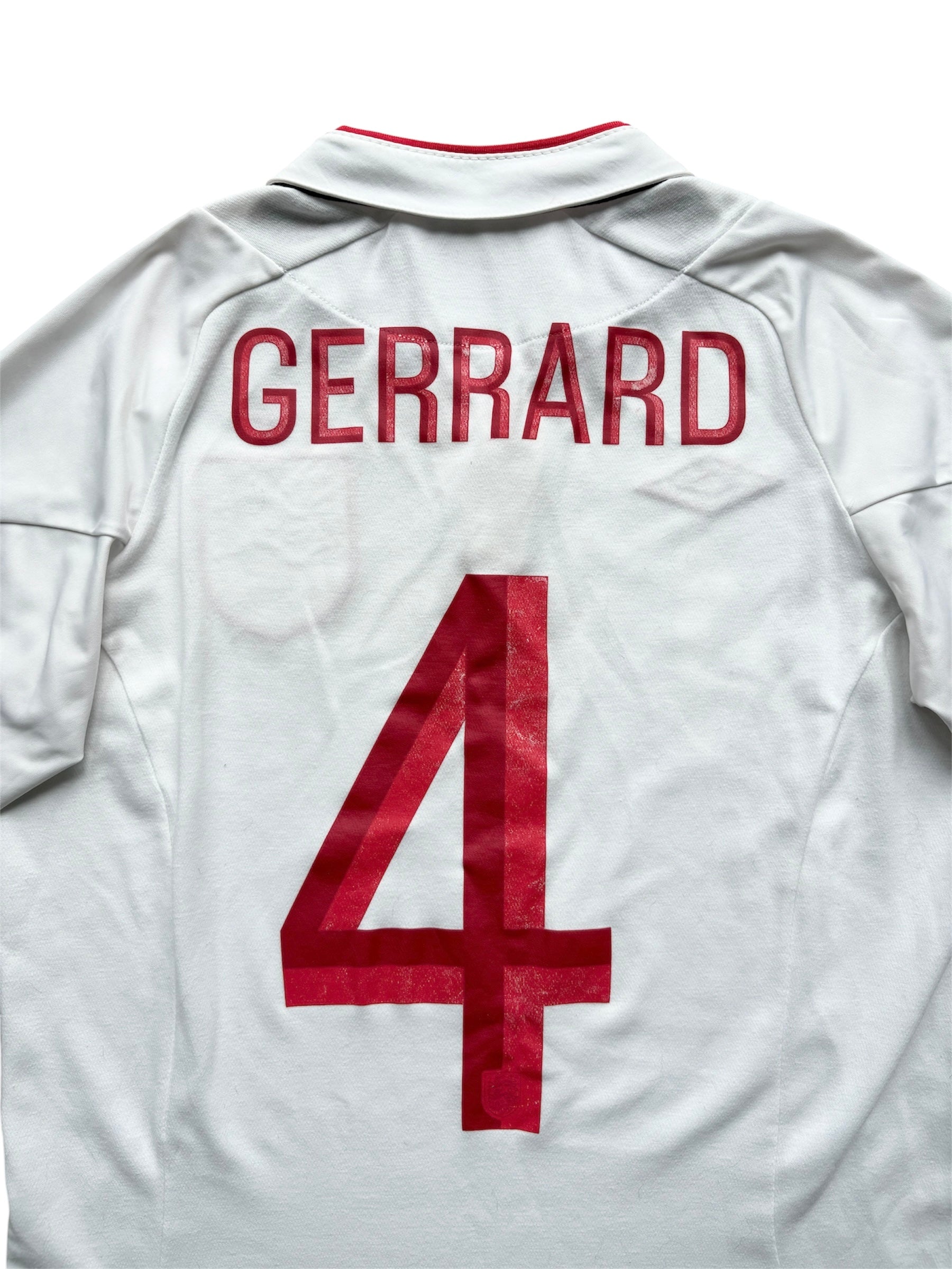 2012/13 England Home Shirt Gerrard 4 - (S)
