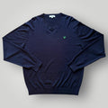 Vintage Lyle & Scott Lightweight Navy Jumper (XL)