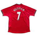2000/02 Manchester United Home Shirt Beckham 7 - (M)