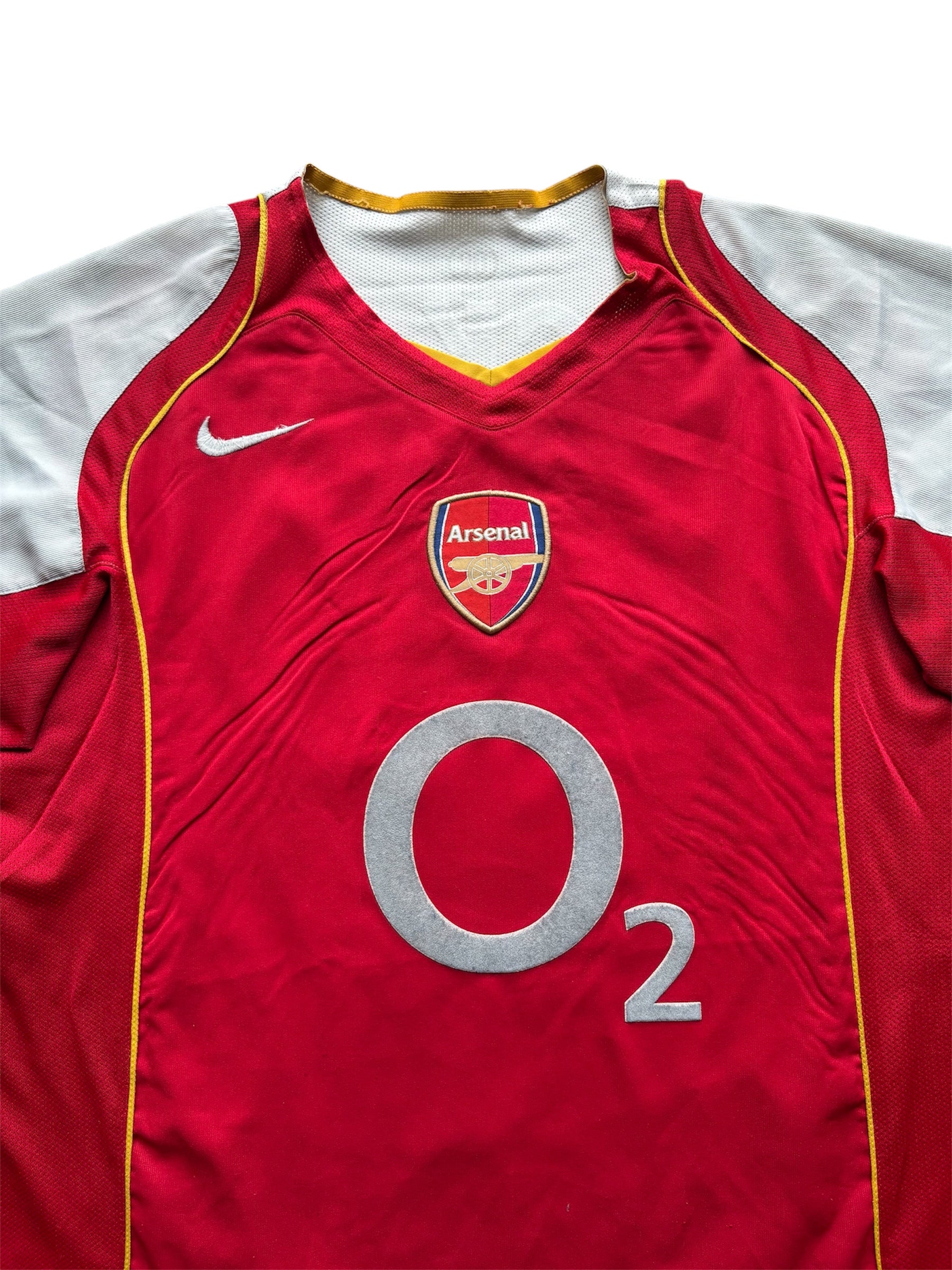 2004/05 Arsenal Home Shirt Bergkamp 10 - (M)