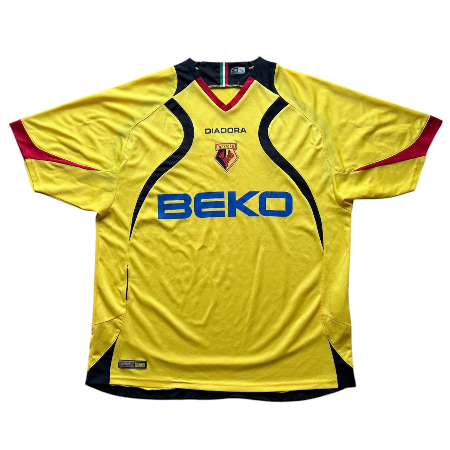 2007/08 Watford Home Shirt - (XL)