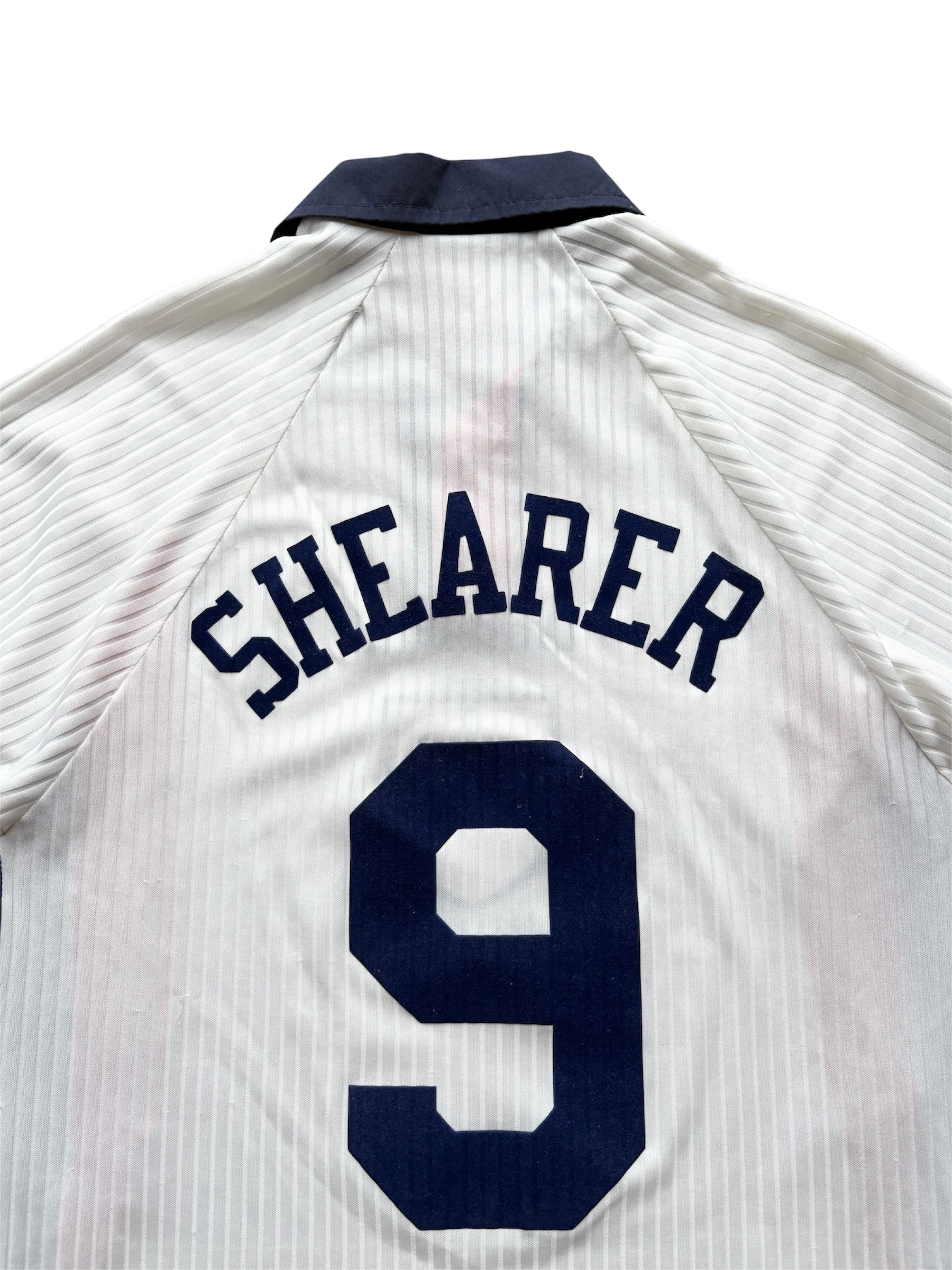 1997/99 England Home Shirt Shearer 9 - (Y)