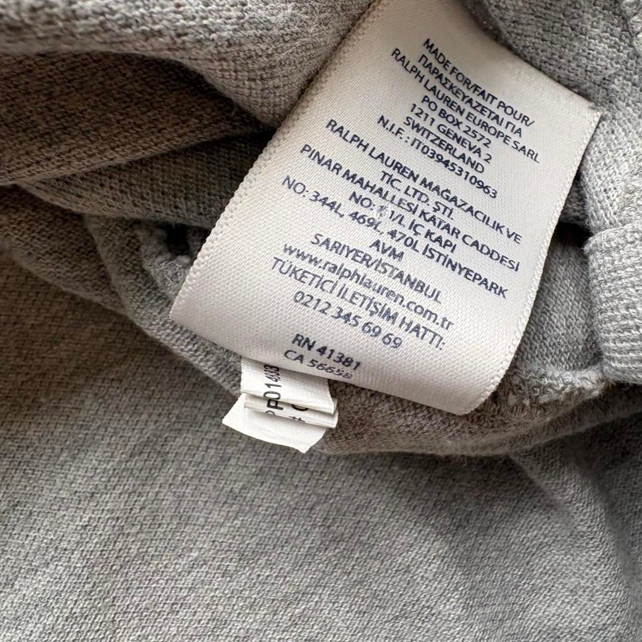 Vintage Ralph Lauren Grey Polo Shirt (L)