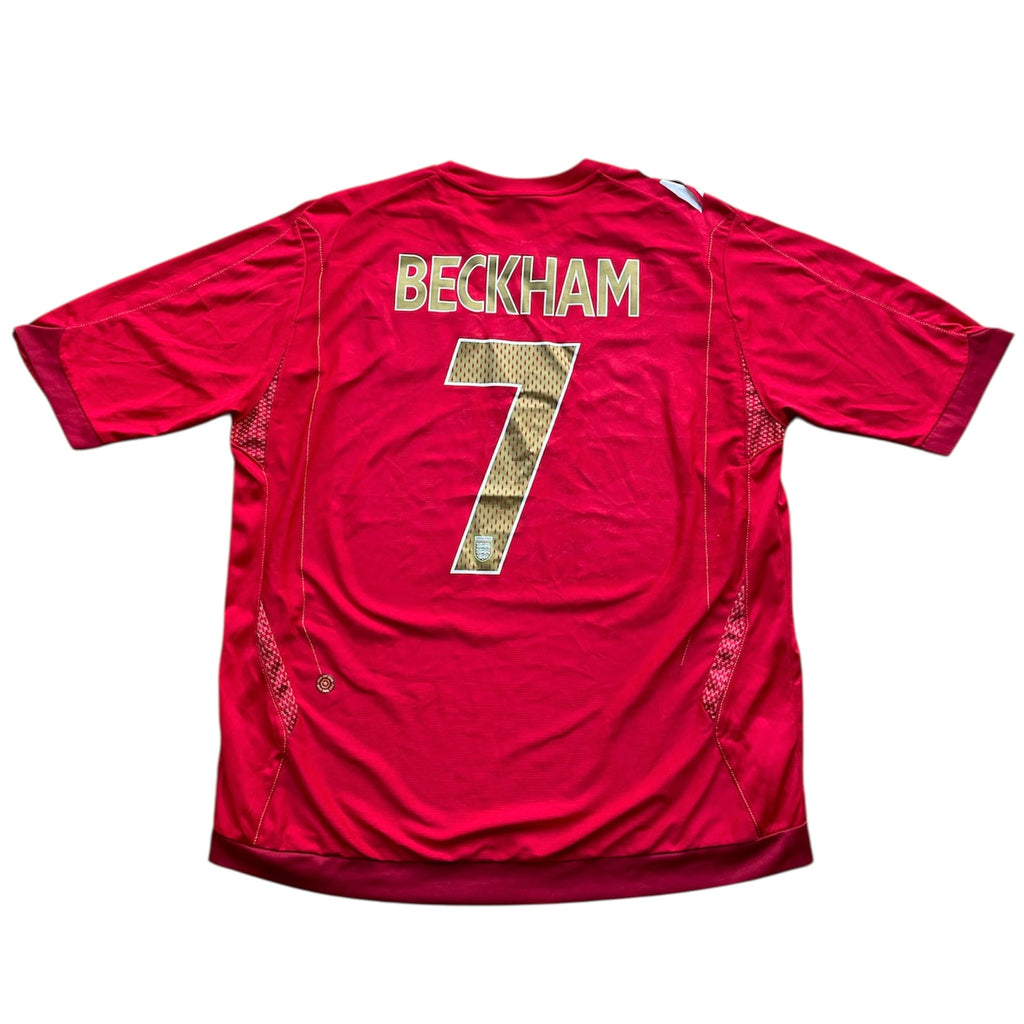 2006/08 England Away Shirt Beckham 7 - (XL)