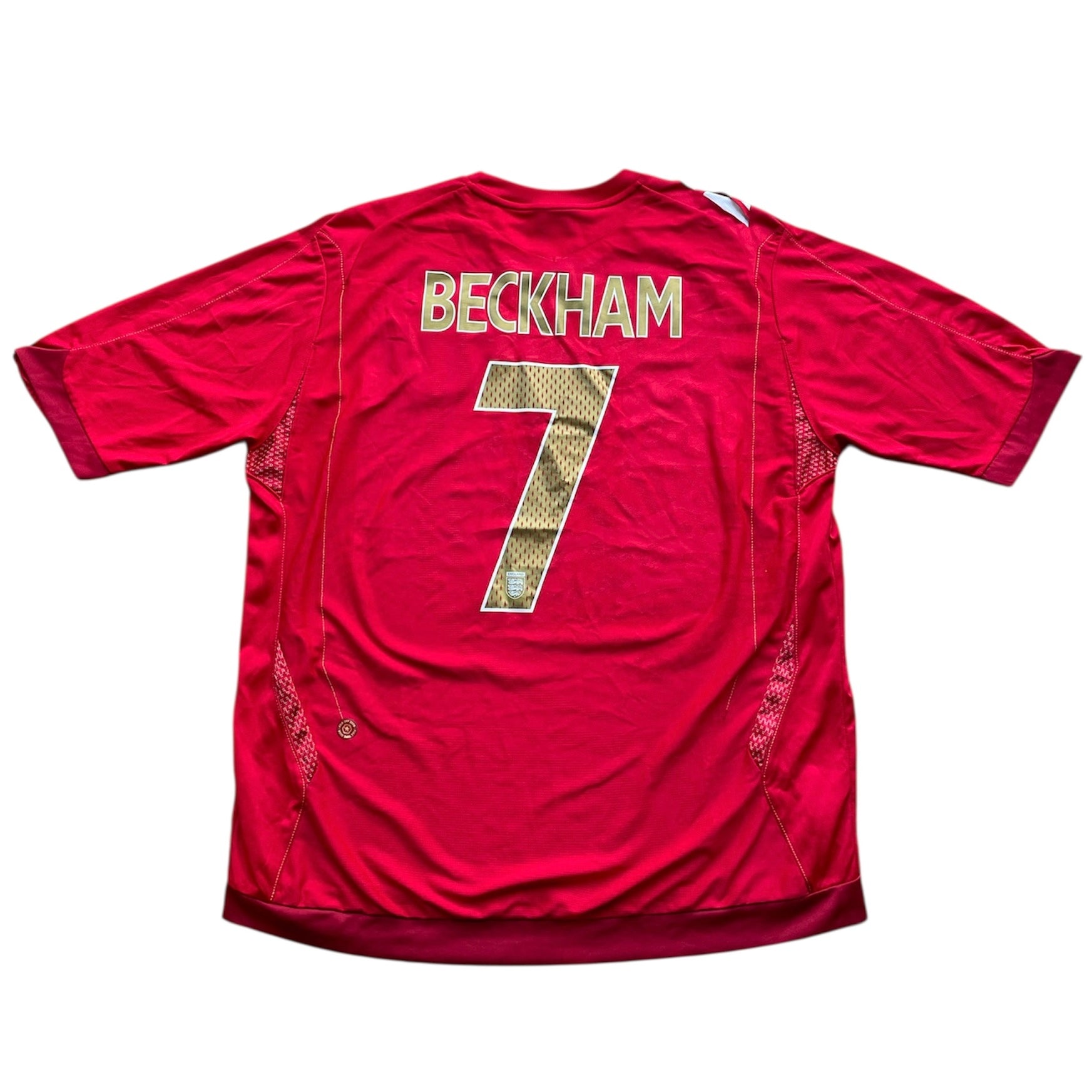 2006/08 England Away Shirt Beckham 7 - (XL)