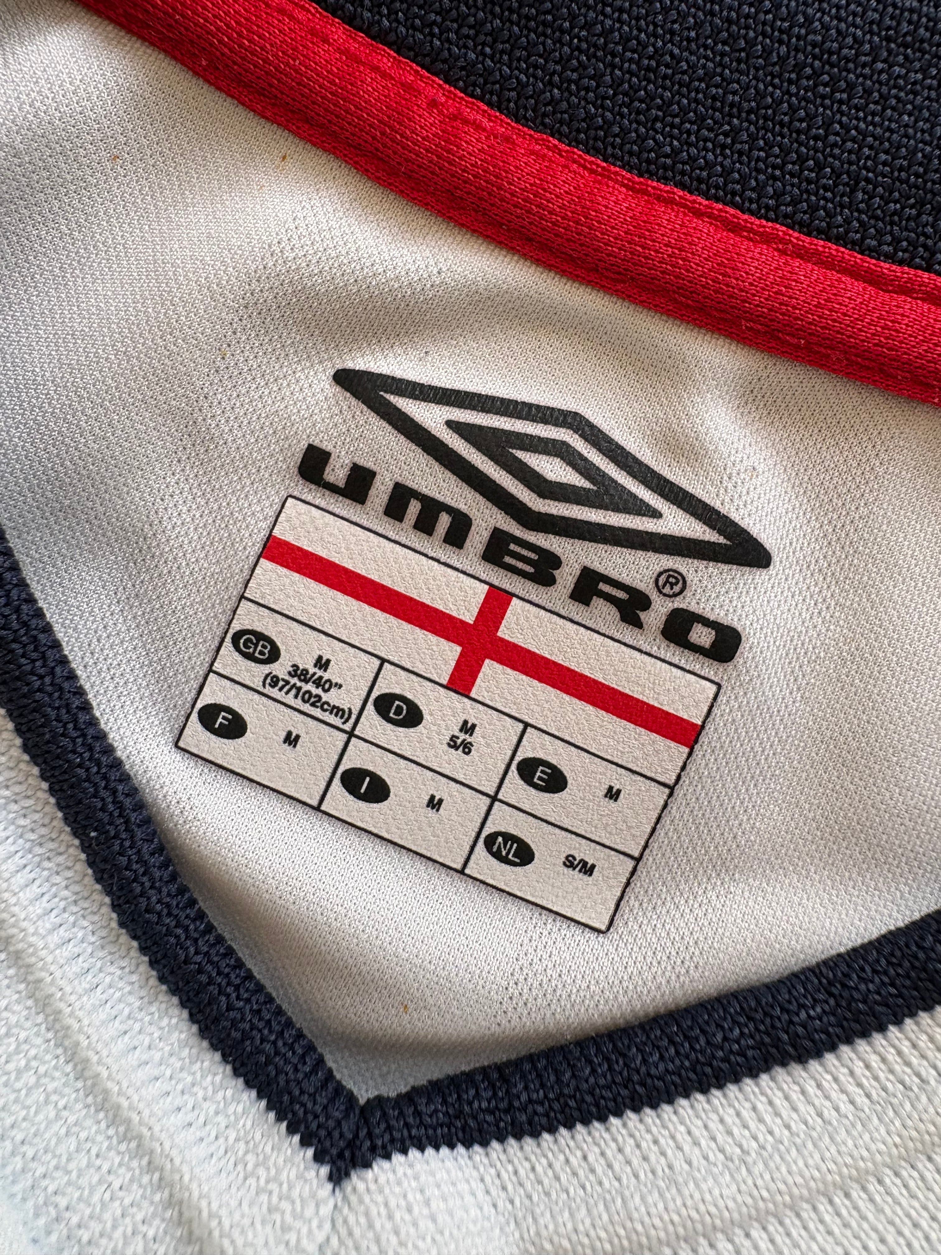 2001/03 England L/S Home Shirt Owen 10 - (M)