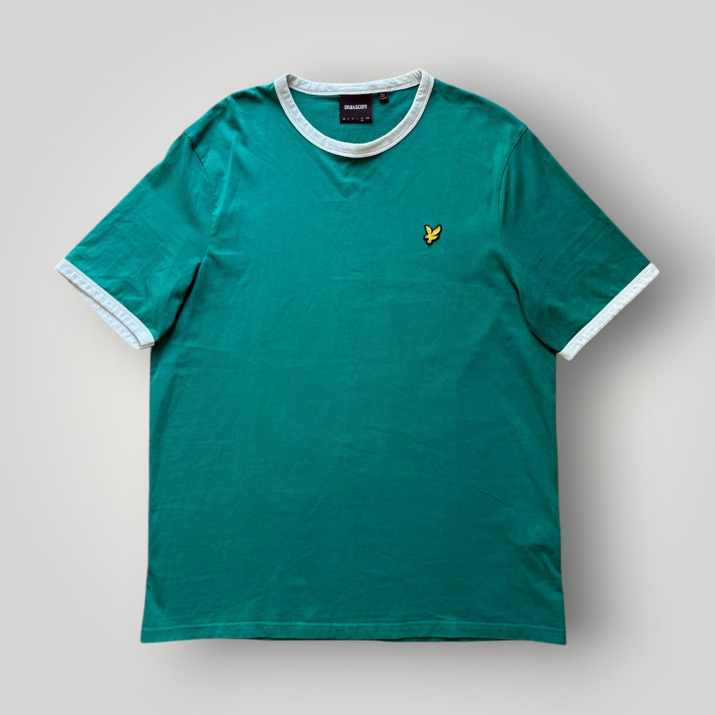 Vintage Lyle & Scott Green T-Shirt (XL)