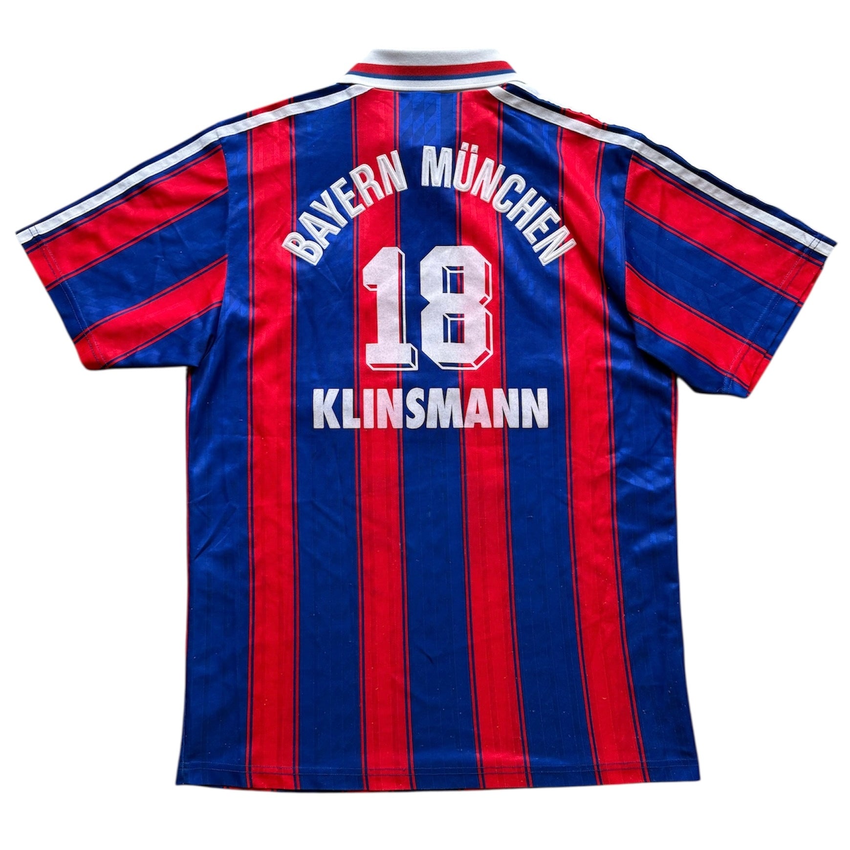 1995/97 Bayern Munich Home Shirt Klinsmann 18 - (S) – Iconic Kits