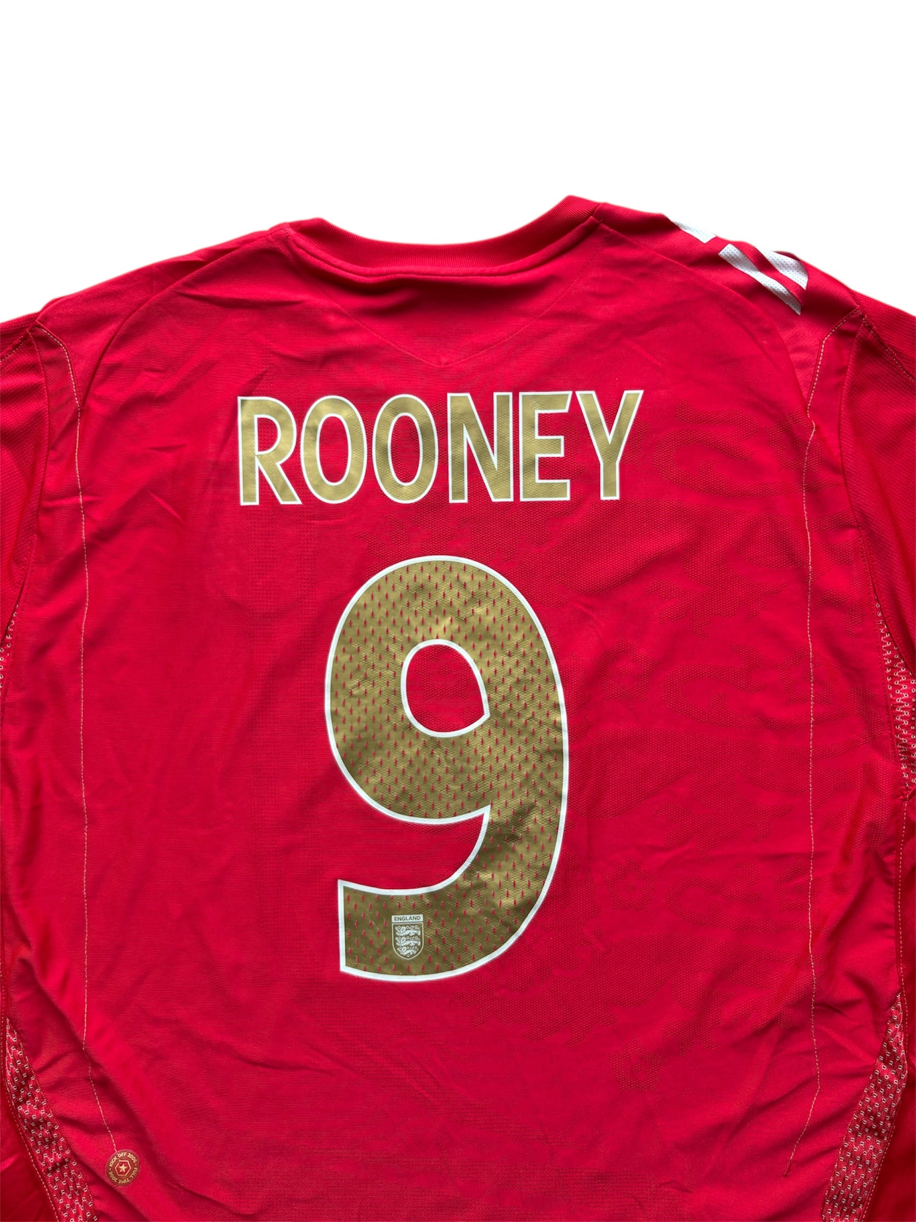 2006/08 England Away Shirt Rooney 9 - (XXL)