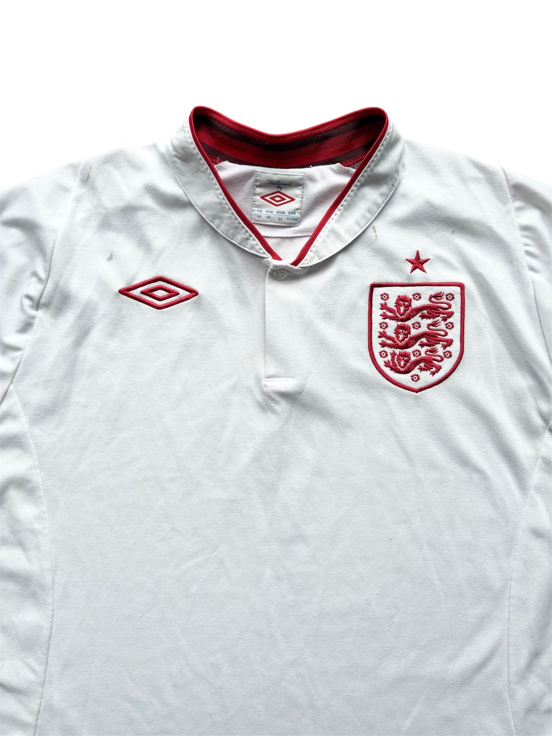2012/13 England Home Shirt - (L)