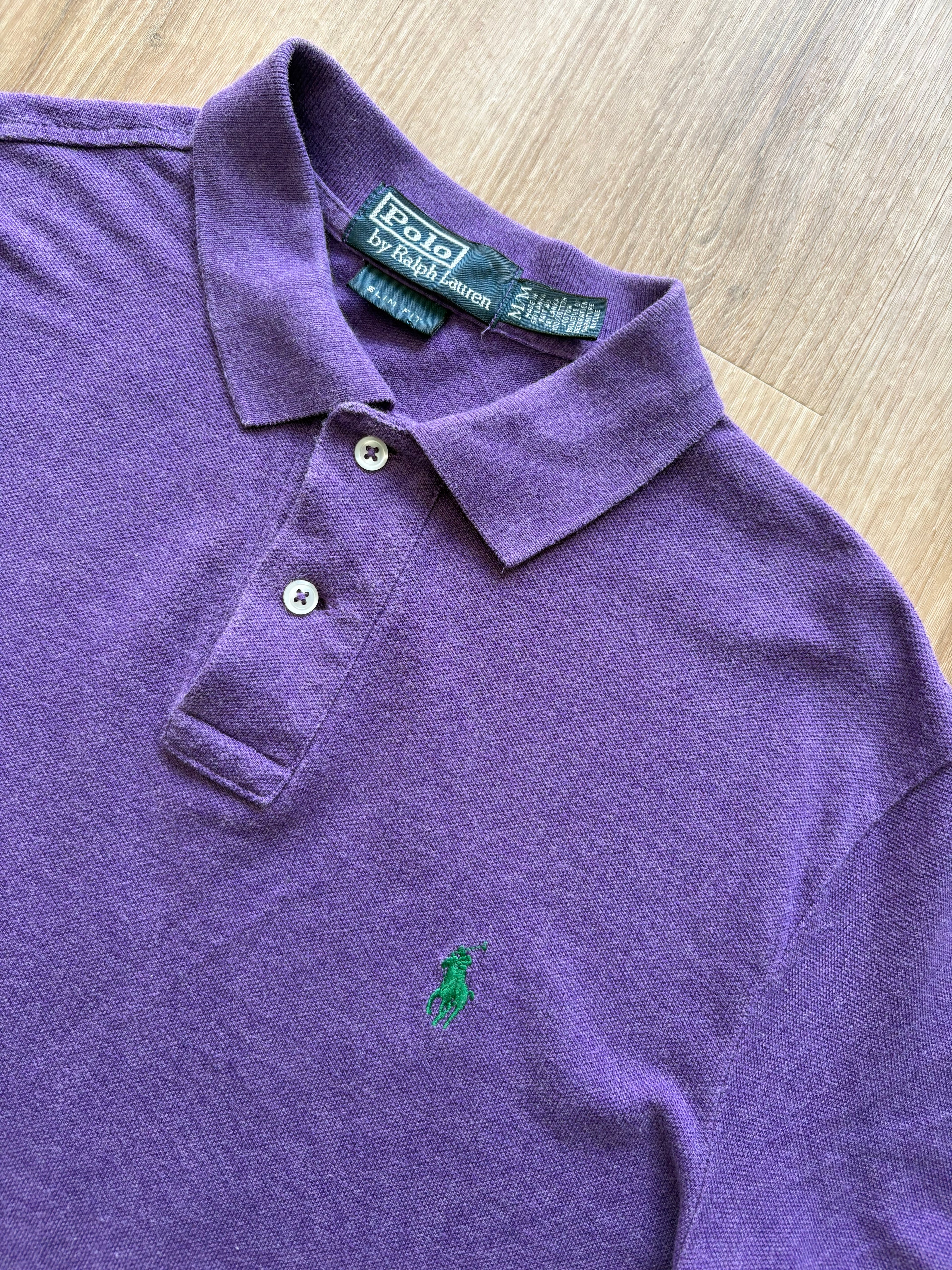 Vintage Ralph Lauren Purple Polo Shirt (M)
