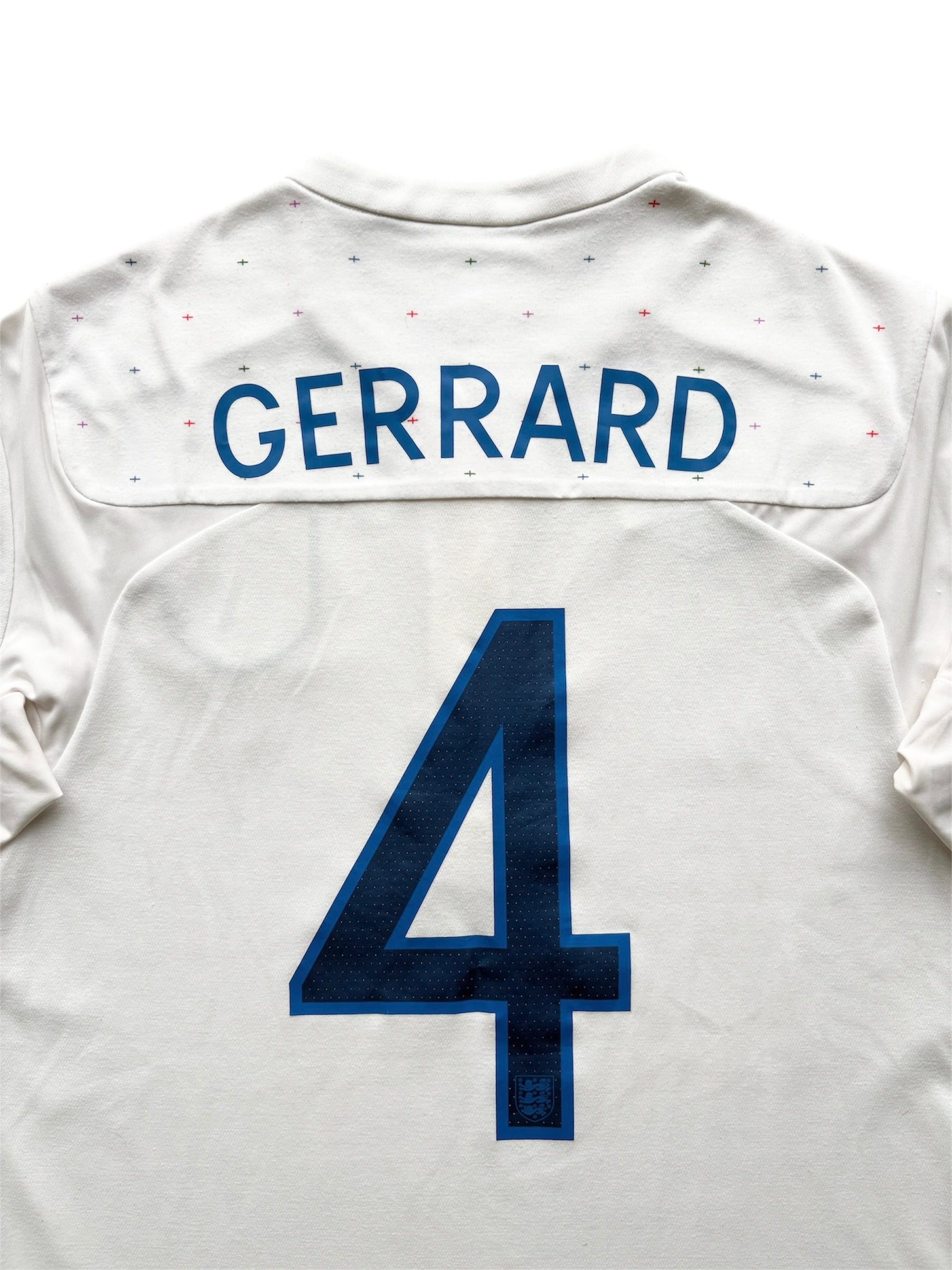 2010/11 England Home Shirt Gerrard 4 - (M)