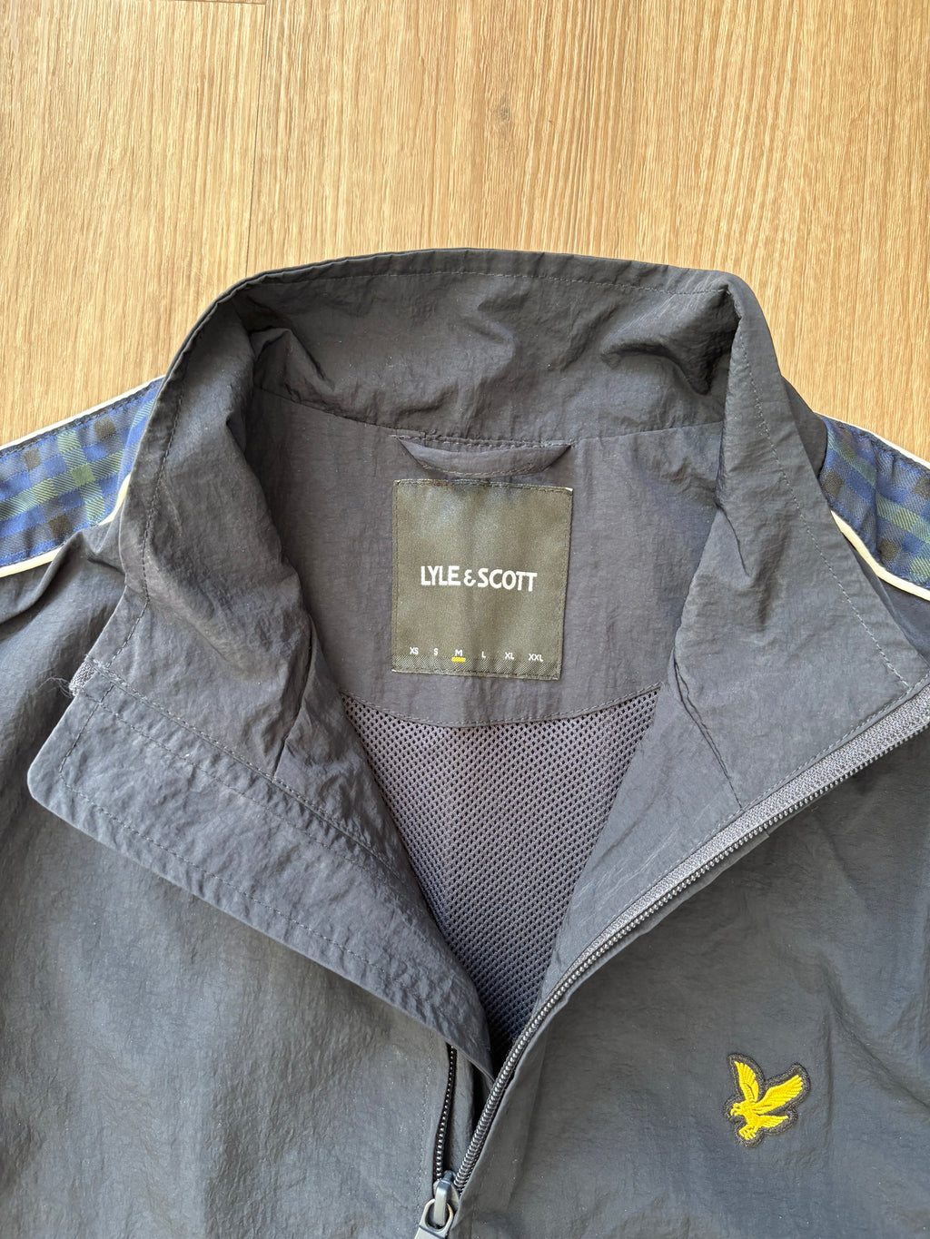 Vintage Lyle & Scott Lightweight Navy Jacket (M)