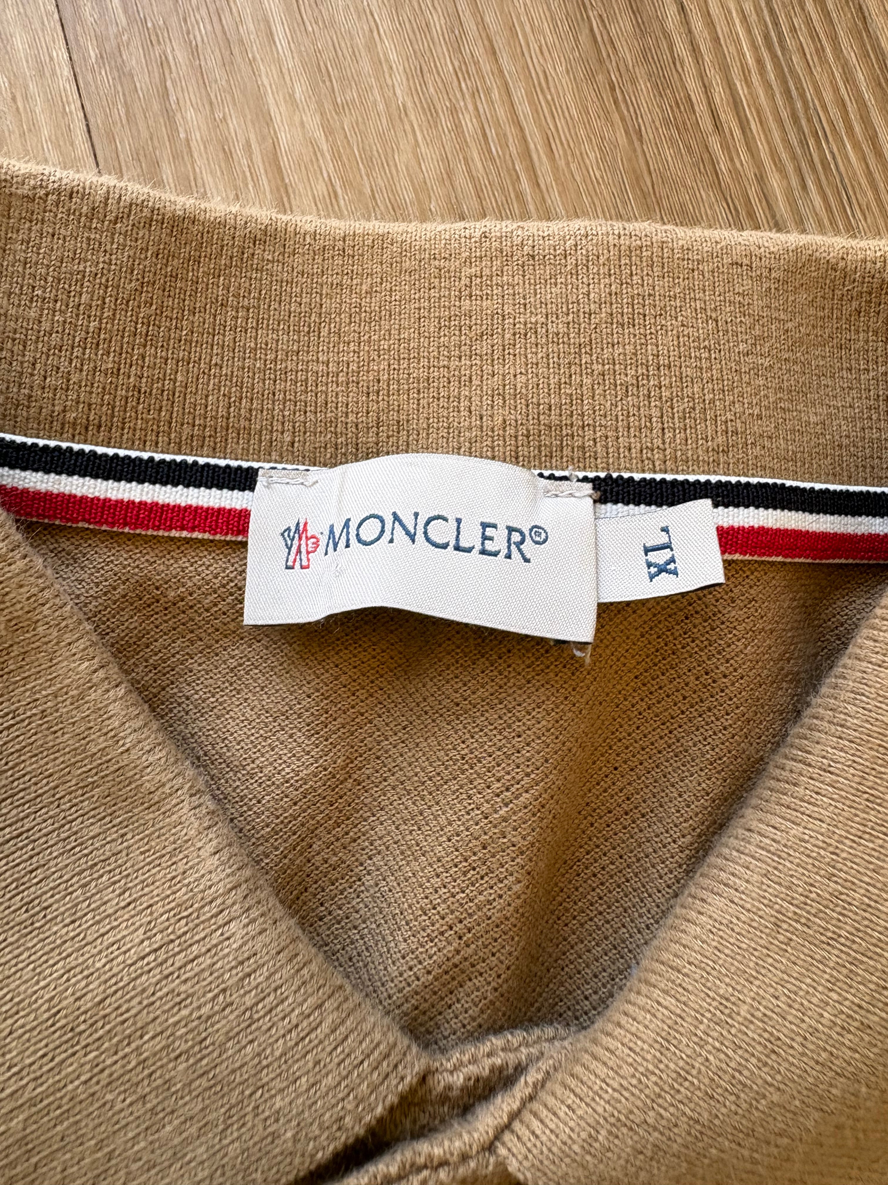 Vintage Brown Moncler Polo Shirt (XL)