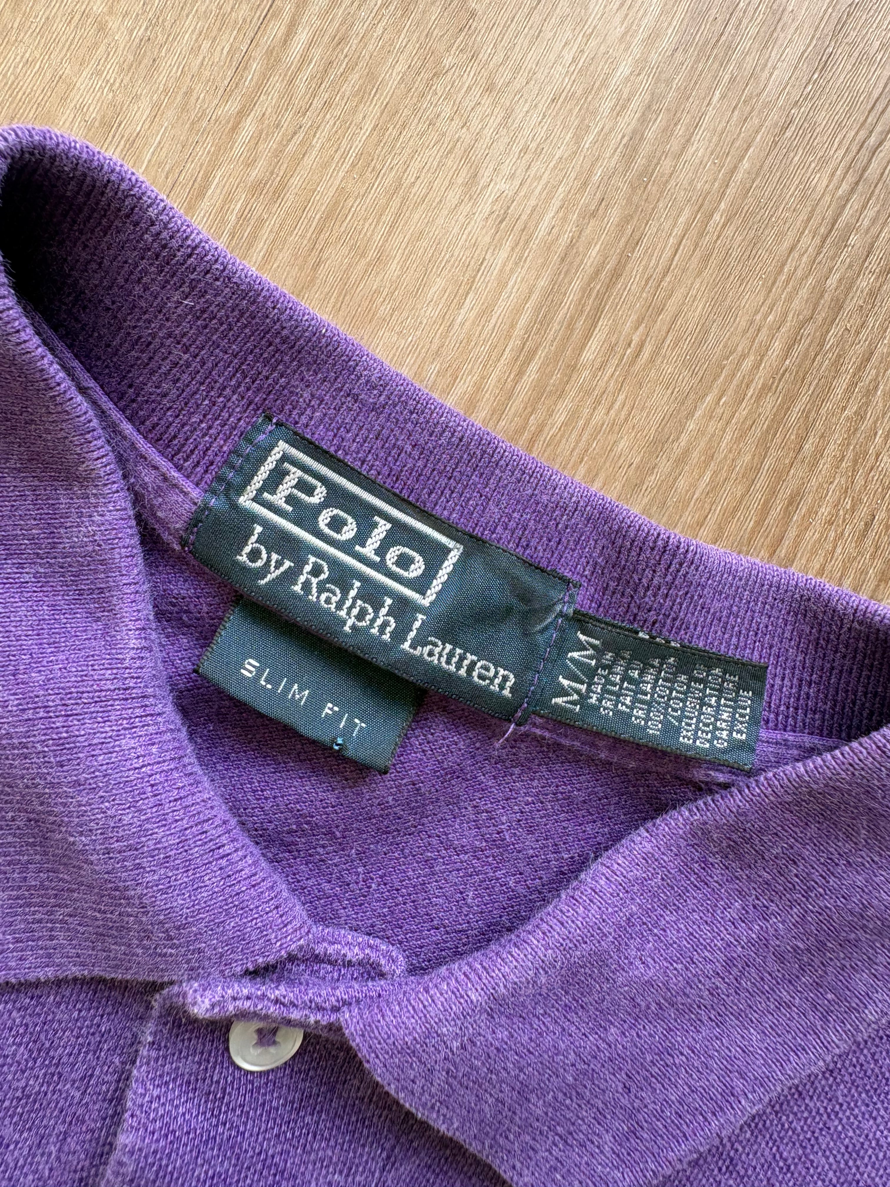 Vintage Ralph Lauren Purple Polo Shirt (M)