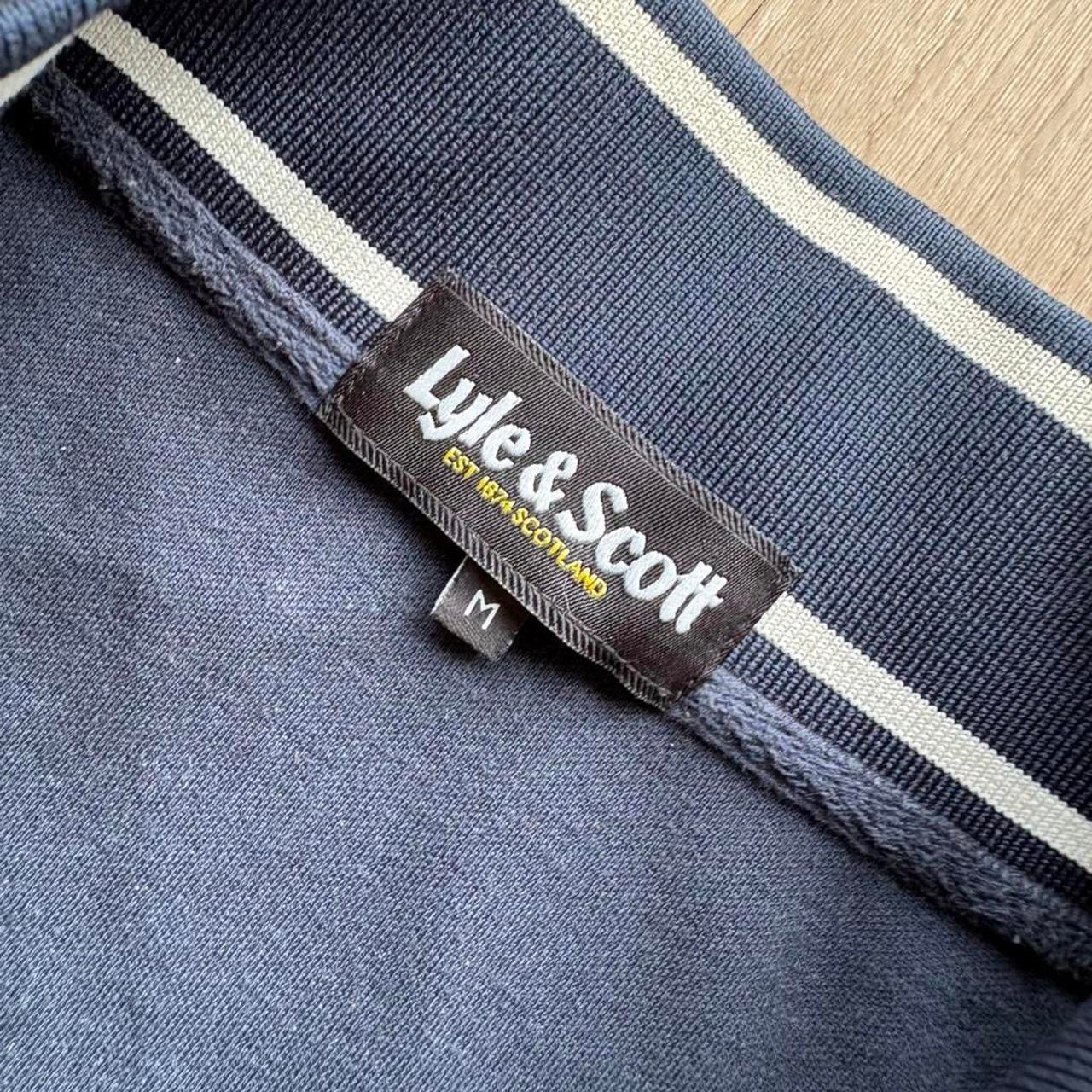 Vintage Lyle & Scott Navy Track Jacket (M)