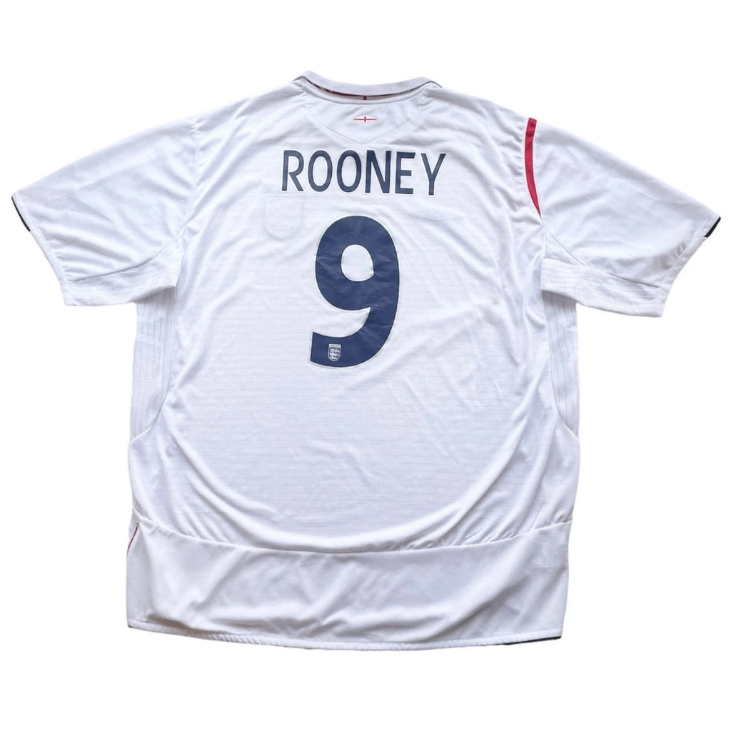 2005/07 England Home Shirt Rooney 9 - (XXL)