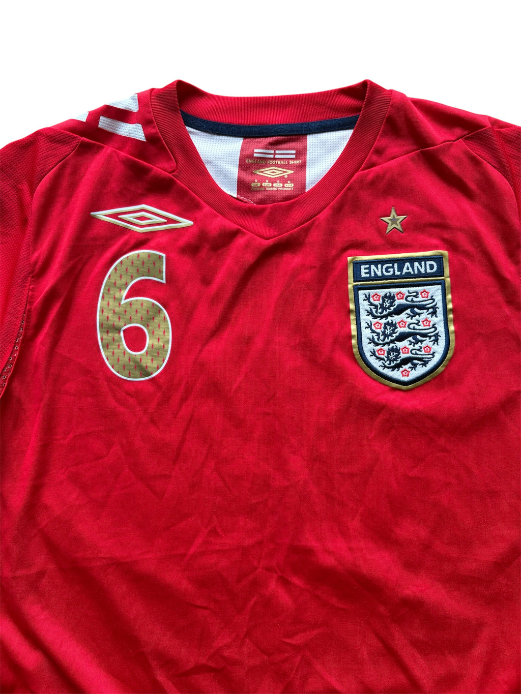 2006/08 England Away Shirt Terry 6 - (S)