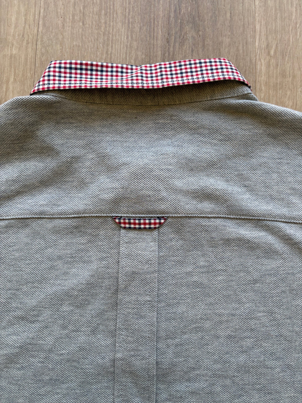 Vintage Fred Perry Grey Polo Shirt (M)