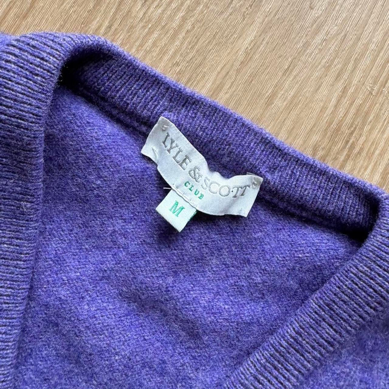 Vintage Lyle & Scott Woolen V Neck Jumper (M)