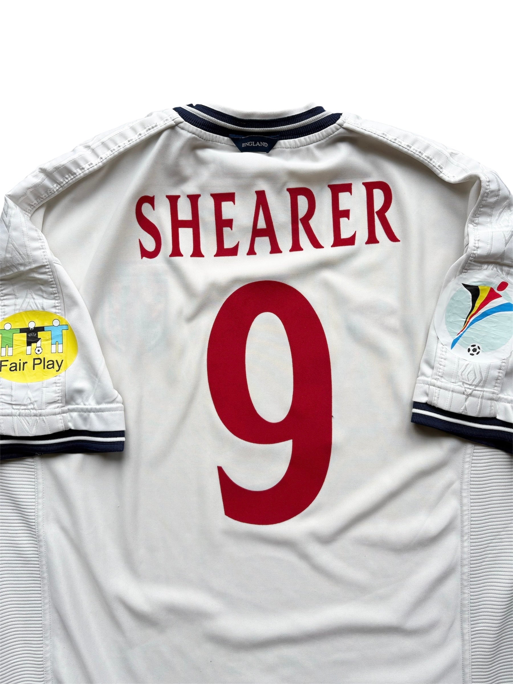 1999/01 England Home Shirt Shearer 9 - (XL)