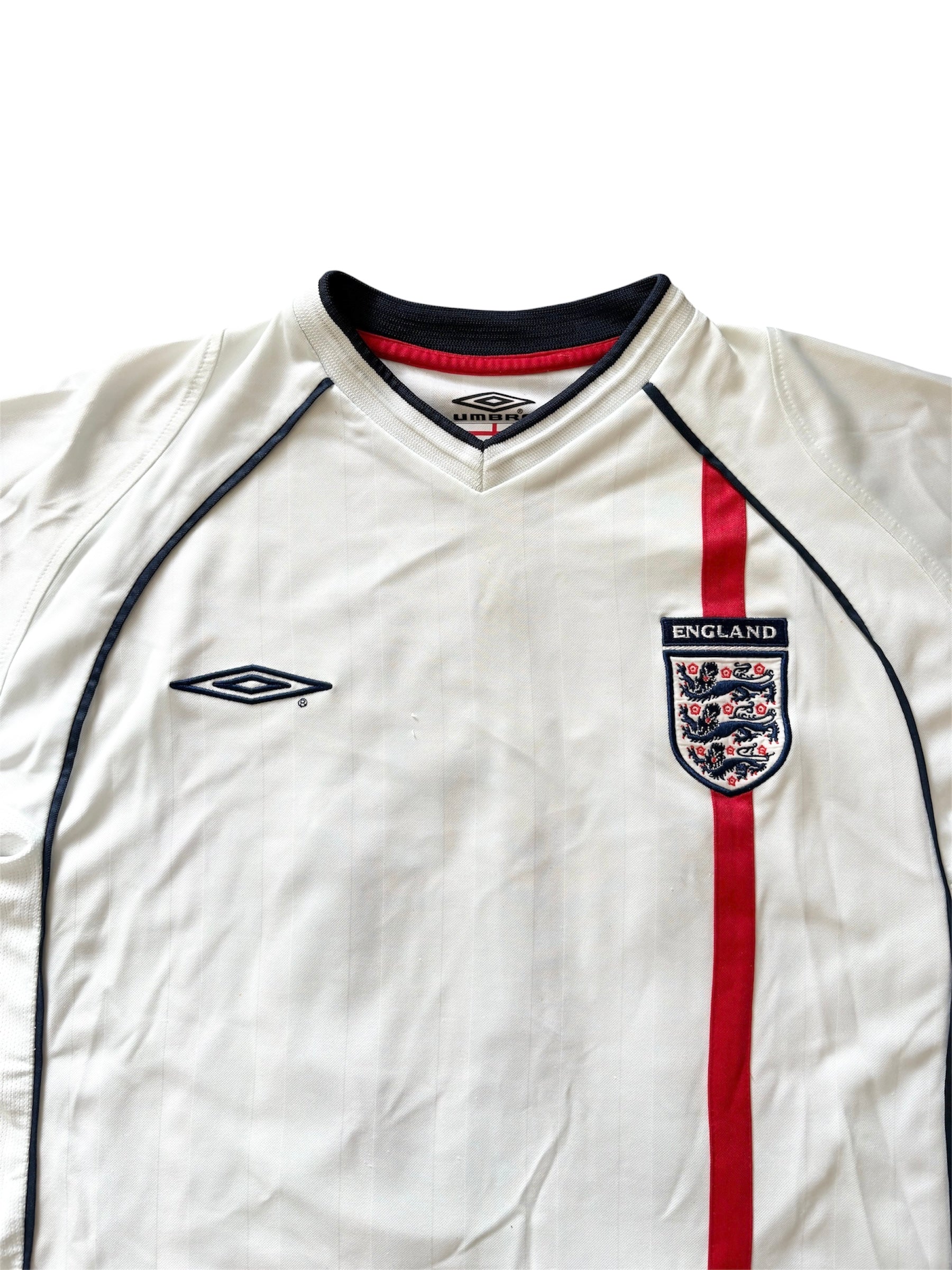 2001/03 England L/S Home Shirt Owen 10 - (M)
