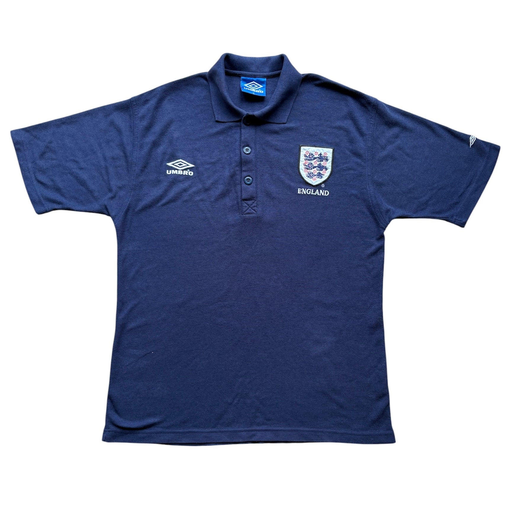1995/97 England Training Polo Shirt - (M)