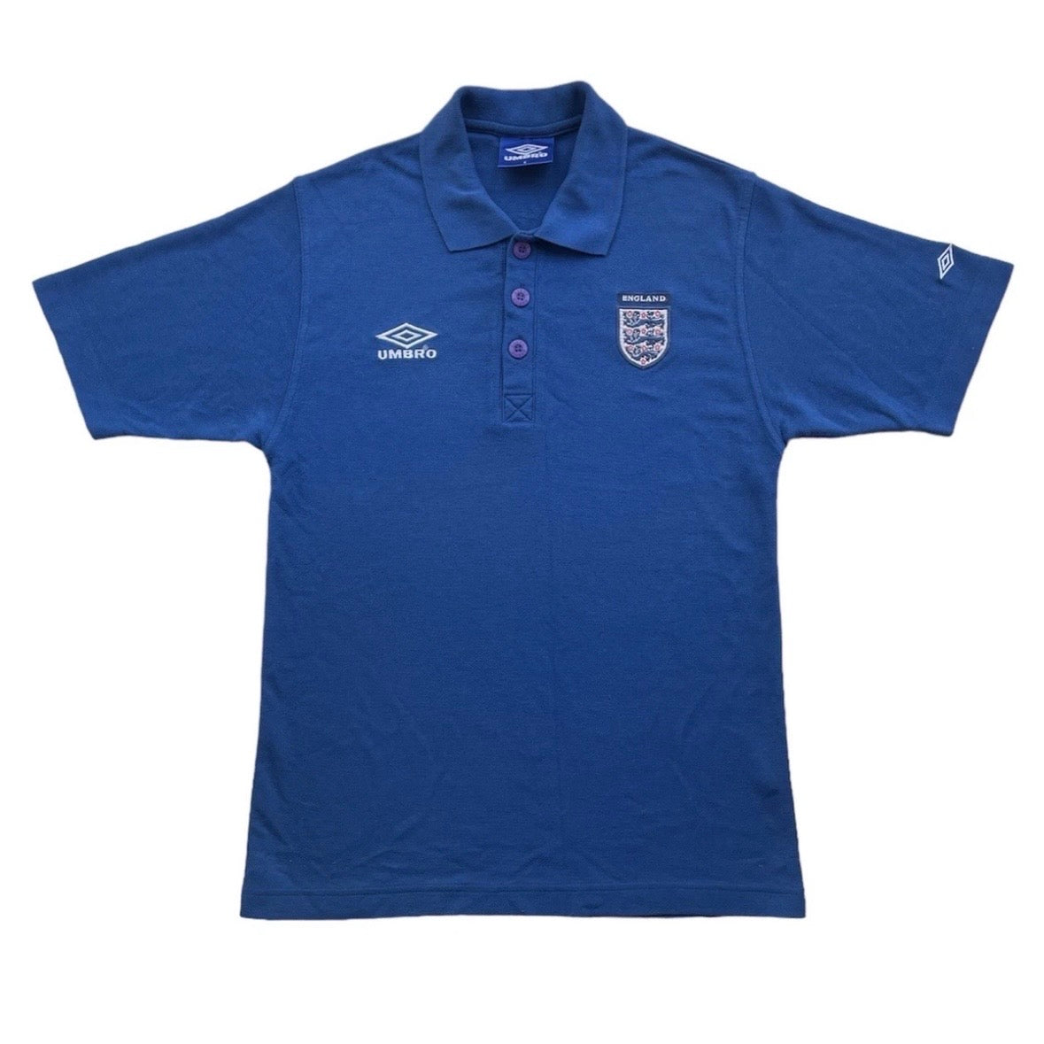 1999/01 England Training Polo Shirt - (S)