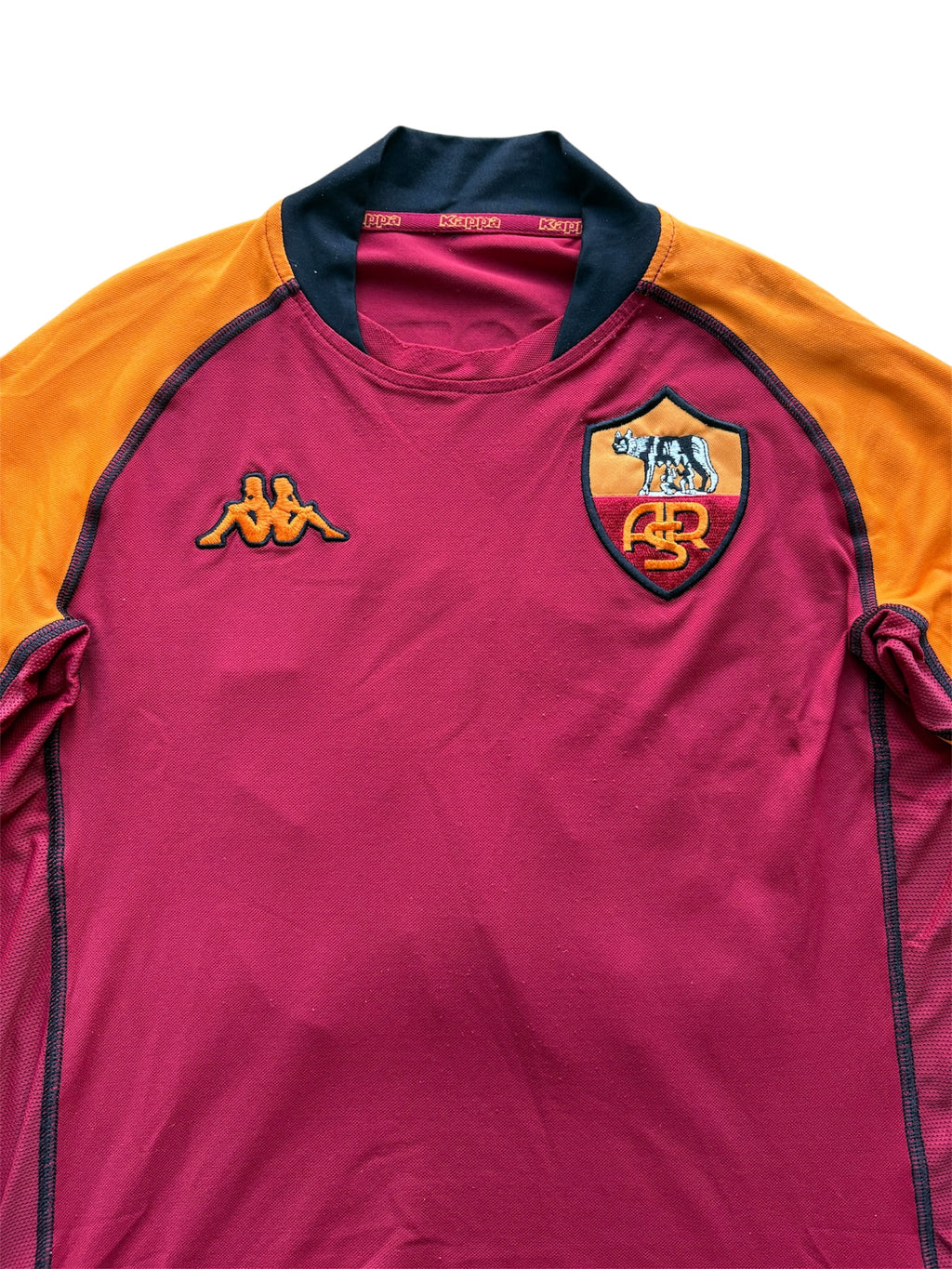 2002/03 AS Roma European Home Shirt Batistuta 33 - (XL)