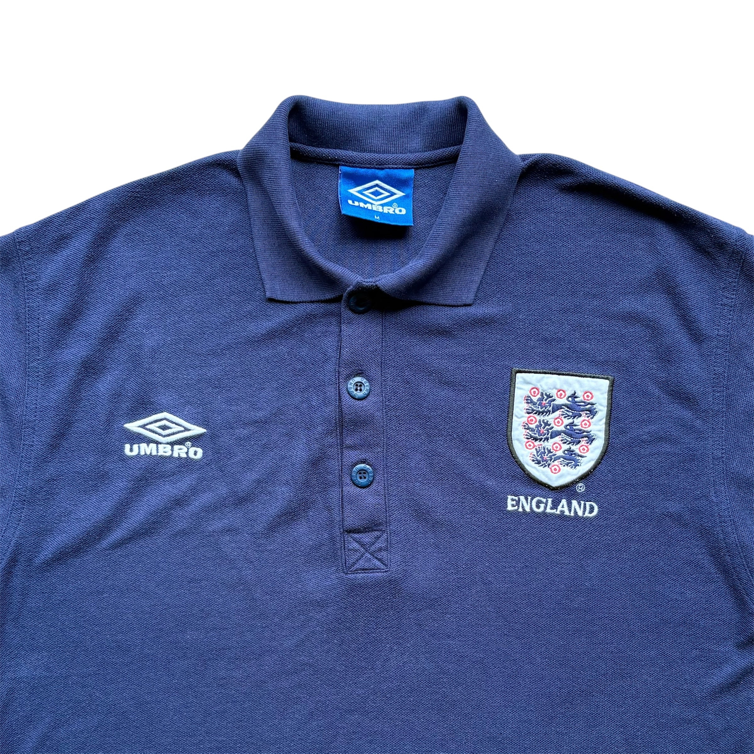 1995/97 England Training Polo Shirt - (M)