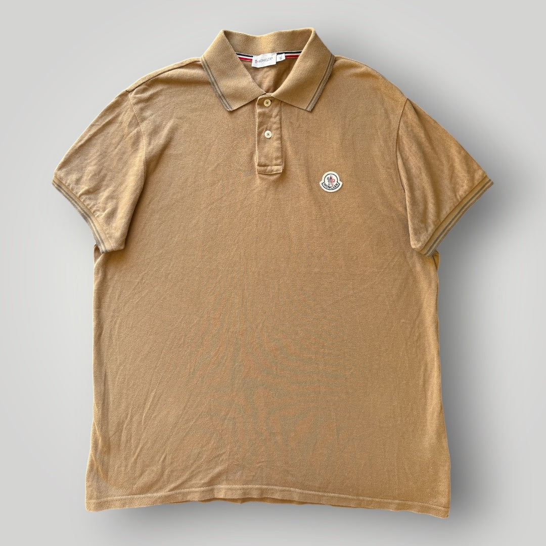 Vintage Brown Moncler Polo Shirt (XL)
